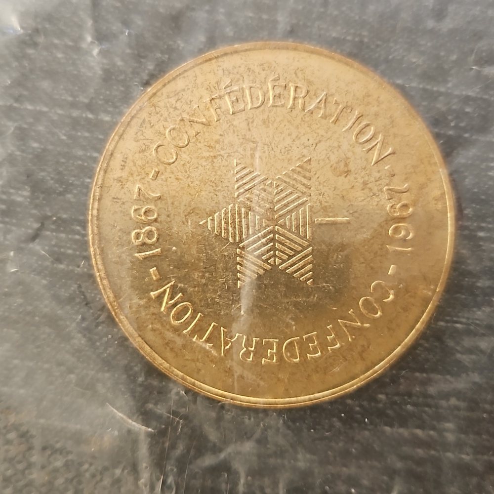 Confederation token coin 1867- 1967